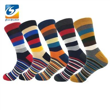 Dryžuotos vyriškos kojinės